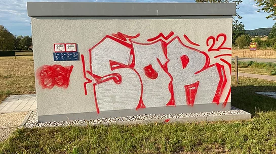 Sachbeschädigung am Druckerhöhungsbauwerk